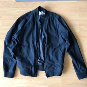 Black bomber jacket